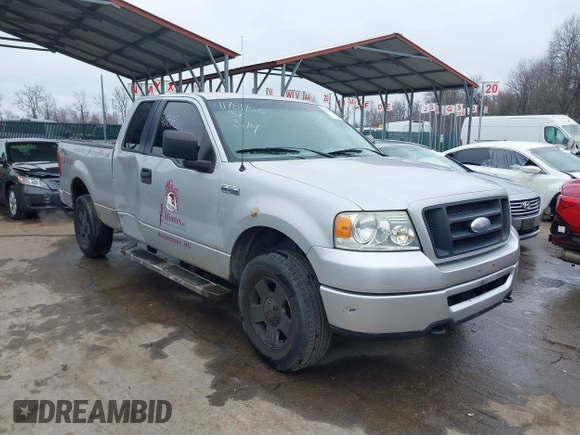 2006 Ford F-150 STX with VIN 1FTRX14W26NB47956, listed as a IAAI auction lot 41781752 with 111,126 mi miles. Bid and sale history available at carsss.com. Image 1.