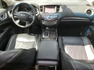 2015 Infiniti QX60 z VIN 5N1AL0MM5FC501767, wystawiony jako Copart lot #57256355 z przebiegiem 61 511 mil mil oraz Szkody całkowita. Historia ofert i sprzedaży dostępna na DreamBid. Obrazek 8.