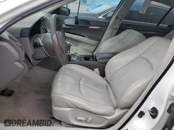 2012 Infiniti G25 Journey with VIN JN1DV6AP1CM701275, listed as a Copart auction lot 54253555 with 113,662 mi miles and Salvage title. Bid and sale history available at DreamBid. Image 7.