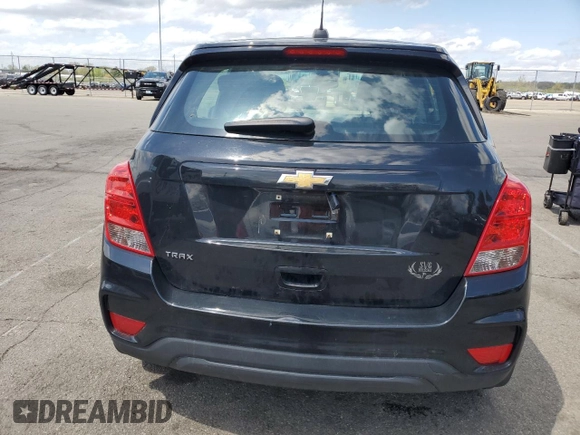 2018 Chevrolet Trax LS with VIN 3GNCJKSB3JL352456, listed as a Copart auction lot 53947745 with 113,001 mi miles and Salvage Title. Bid and sale history available at carsss.com. Image 6.