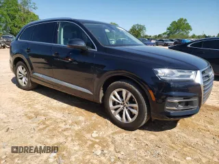 2017 Audi Q7 Premium Plus with VIN WA1LAAF75HD016052, listed as a Copart auction lot 52279635 with 136,083 mi miles and Salvage Title. Bid and sale history available at carsss.com. Image 4.