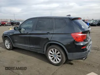 2013 BMW X3 xDrive28i with VIN 5UXWX9C55D0A18437, listed as a Copart auction lot 43840045 with 116,411 mi miles and Salvage Title. Bid and sale history available at carsss.com. Image 2.