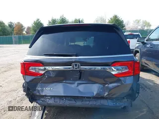 2018 Honda Odyssey EX-L with VIN 5FNRL6H77JB101803, listed as a IAAI auction lot 41927622 with 147,587 mi miles. Bid and sale history available at carsss.com. Image 6.