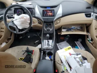2013 Hyundai Elantra GLS with VIN 5NPDH4AE1DH197023, listed as a Copart auction lot 45961625 with 129,589 mi miles and Salvage title. Bid and sale history available at DreamBid. Image 8.
