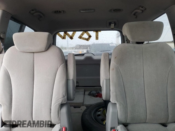 2006 Kia Sedona LX with VIN KNDMB233166078998, listed as a Copart auction lot 53814545 with 156,112 mi miles and Salvage Title. Bid and sale history available at carsss.com. Image 10.
