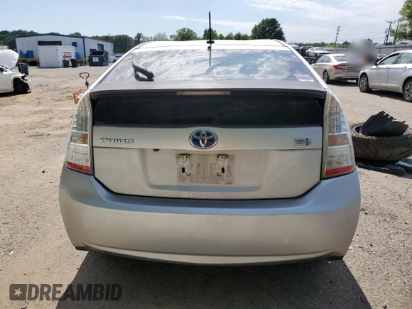 2010 Toyota Prius II with VIN JTDKN3DU3A0156981, listed as a Copart auction lot 52786365 with 156,549 mi miles and Salvage Title. Bid and sale history available at carsss.com. Image 6.
