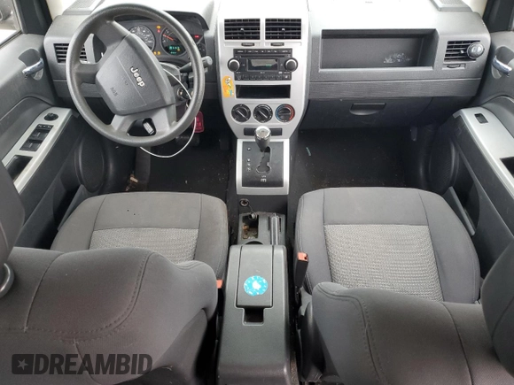 2008 Jeep Compass Sport with VIN 1J8FT47W28D766523, listed as a Copart auction lot 41433795 with 213,505 mi miles and Salvage Title. Bid and sale history available at carsss.com. Image 8.