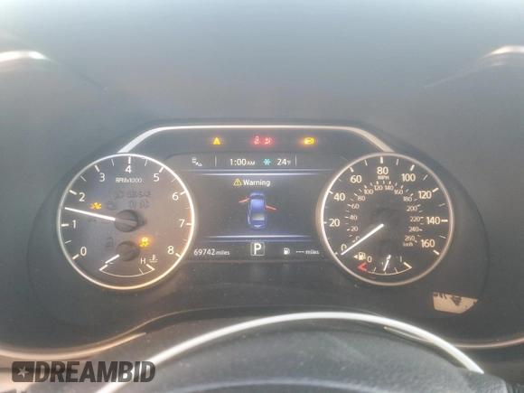 2018 Nissan Maxima S with VIN 1N4AA6AP1JC381718, listed as a Copart auction lot 42135115 with 69,742 mi miles and Salvage title. Bid and sale history available at DreamBid. Image 9.