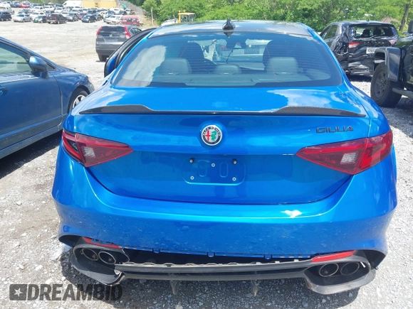 2021 Alfa Romeo Giulia Quadrifoglio with VIN ZARFAMEV1M7648209, listed as a IAAI auction lot 42241740 with 48,850 mi miles and . Bid and sale history available at DreamBid. Image 16.