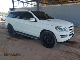 2014 Mercedes-Benz GL 450 with VIN 4JGDF7CE0EA353173, listed as a Copart auction lot 60428895 with 126,486 mi miles and Salvage title. Bid and sale history available at DreamBid. Image 4.