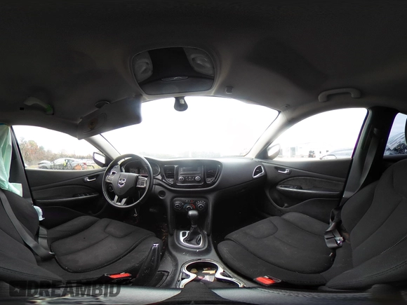 2013 Dodge Dart SXT with VIN 1C3CDFBAXDD288185, listed as a IAAI auction lot 41844872 with 153,339 mi miles. Bid and sale history available at carsss.com. Image 18.