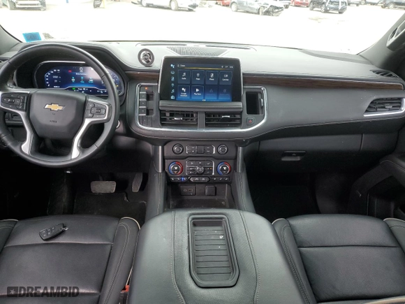 2023 Chevrolet Tahoe Premier with VIN 1GNSKSKD0PR217513, listed as a Copart auction lot 54702845 with 55,424 mi miles and Salvage Title. Bid and sale history available at carsss.com. Image 8.