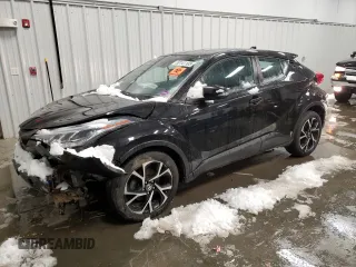 2021 Toyota C-HR LE with VIN NMTKHMBX4MR123420, listed as a Copart auction lot 50141105 with 77,716 mi miles and Salvage Title. Bid and sale history available at DreamBid. Image 1.