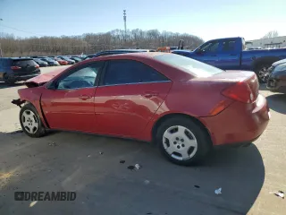 2006 Pontiac G6 6-Cyl with VIN 1G2ZG558864258707, listed as a Copart auction lot 48946375 with 0 mi miles and Salvage Title. Bid and sale history available at carsss.com. Image 2.
