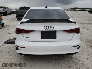 2023 Audi A3 Premium with VIN WAUAUDGY4PA105461, listed as a Copart auction lot 65186083 with 6,156 mi miles. Bid and sale history available at carsss.com. Image 6.