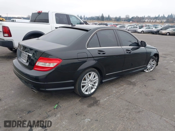 2009 Mercedes-Benz C 300 Sport with VIN WDDGF54X39R059754, listed as a IAAI auction lot 41468979 with 182,285 mi miles and . Bid and sale history available at DreamBid. Image 4.
