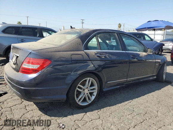 2012 Mercedes-Benz C 250 Sport with VIN WDDGF4HB3CA643909, listed as a Copart auction lot 65816685 with 96,704 mi miles and Salvage title. Bid and sale history available at DreamBid. Image 3.