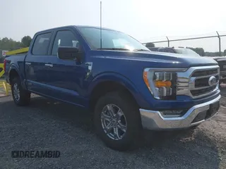 2023 Ford F-150 XL with VIN 1FTEW1EP0PKF68652, listed as a IAAI auction lot 40108139 with 5,858 mi miles. Bid and sale history available at carsss.com. Image 1.