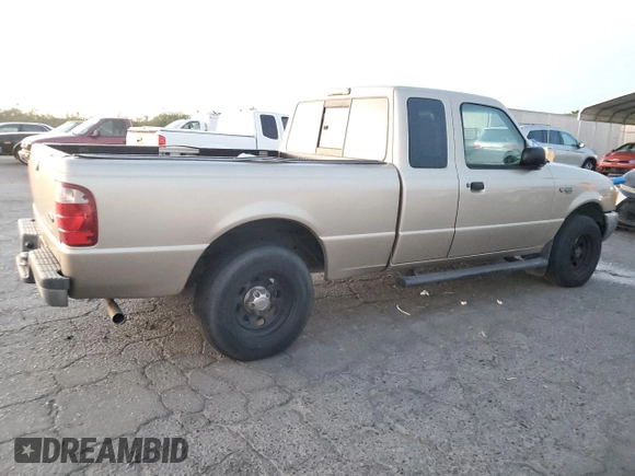 2002 Ford Ranger XLT Appearance with VIN 1FTYR44E82PA55618, listed as a Copart auction lot 81769754 with 121,285 mi miles and Salvage Title. Bid and sale history available at carsss.com. Image 3.
