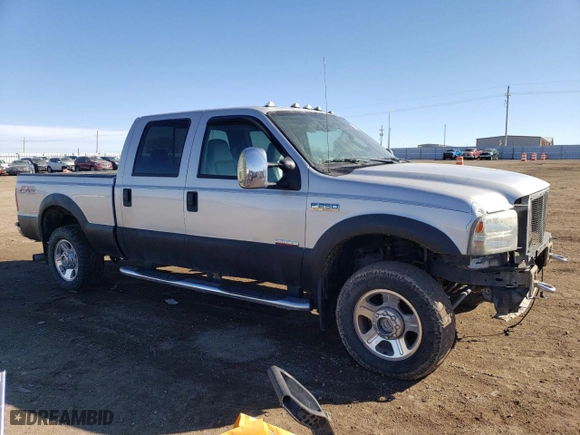 2006 Ford Super Duty F-250 XL with VIN 1FTSW21P46ED85881, listed as a Copart auction lot 45955325 with 194,946 mi miles and Salvage Title. Bid and sale history available at carsss.com. Image 4.