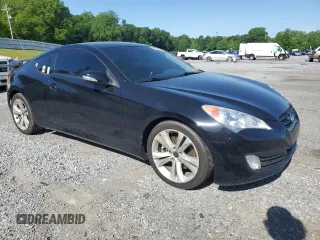 2010 Hyundai Genesis Coupe with VIN KMHHU6KH0AU035673, listed as a Copart auction lot 54561415 with 109,084 mi miles and Salvage title. Bid and sale history available at DreamBid. Image 4.