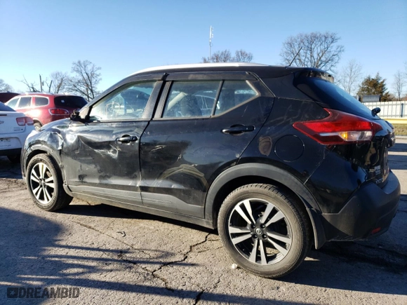 2018 Nissan Kicks SR with VIN 3N1CP5CU2JL515710, listed as a Copart auction lot 88911005 with 153,341 mi miles and Salvage Title. Bid and sale history available at carsss.com. Image 2.
