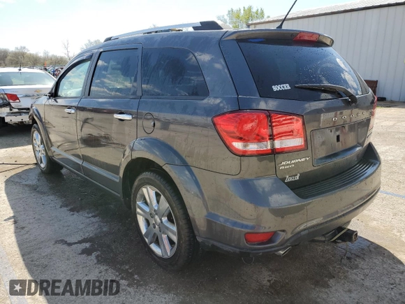 2014 Dodge Journey Limited with VIN 3C4PDDDG4ET202173, listed as a Copart auction lot 52020835 with 124,624 mi miles and Salvage Title. Bid and sale history available at carsss.com. Image 2.