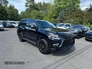 2019 Lexus GX 460 with VIN JTJBM7FX0K5222017, listed as a Copart auction lot 65644465 with 188,546 mi miles and Clean title. Bid and sale history available at DreamBid. Image 2.