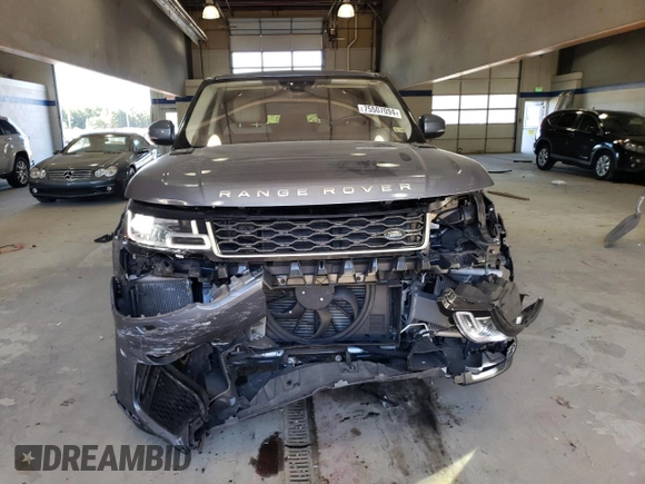 2021 Land Rover Range Rover Sport SE with VIN SALWG2SUXMA752640, listed as a Copart auction lot 75507094 with 47,153 mi miles and Salvage Title. Bid and sale history available at carsss.com. Image 5.