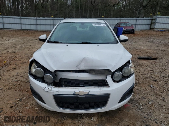 2016 Chevrolet Sonic LS with VIN 1G1JA6SH6G4169247, listed as a Copart auction lot 49928575 with 101,200 mi miles and Salvage Title. Bid and sale history available at DreamBid. Image 5.