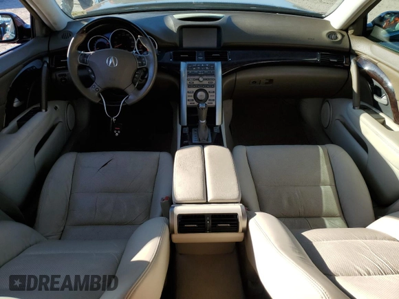 2011 Acura RL Technology with VIN JH4KB2F60BC000509, listed as a Copart auction lot 86744244 with 83,289 mi miles and Salvage Title. Bid and sale history available at DreamBid. Image 8.