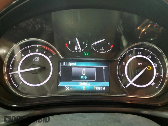 2016 Buick Regal with VIN 2G4GK5EX4G9153262, listed as a Copart auction lot 61039024 with 109,850 mi miles and Salvage title. Bid and sale history available at DreamBid. Image 9.