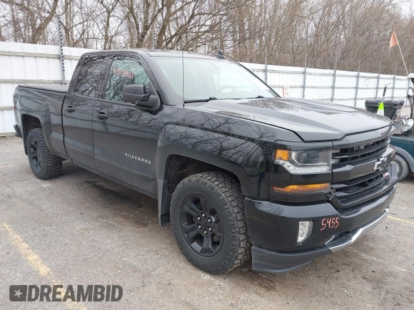 2016 Chevrolet Silverado 1500 LT with VIN 1GCVKREC5GZ354867, listed as a IAAI auction lot 41955455 with 164,971 mi miles. Bid and sale history available at carsss.com. Image 1.
