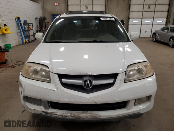 2004 Acura MDX Touring Pkg with VIN 2HNYD18654H515397, listed as a Copart auction lot 49633225 with 212,400 mi miles and Salvage Title. Bid and sale history available at carsss.com. Image 5.