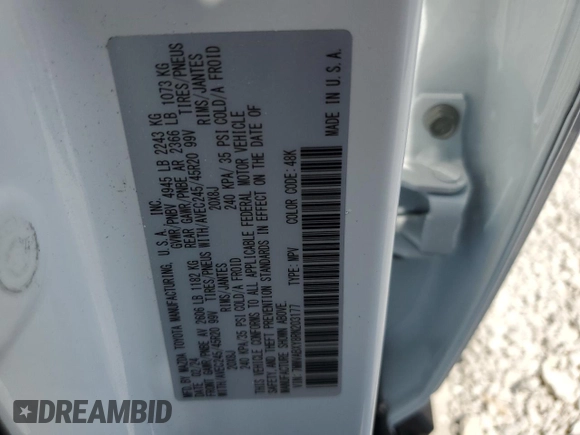 2024 Mazda CX-50 2.5 Turbo with VIN 7MMVABXY8RN203177, listed as a Copart auction lot 66533724 with Not provided miles and Salvage title. Bid and sale history available at DreamBid. Image 13.