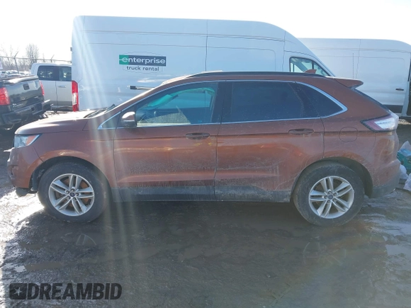 2017 Ford Edge SEL with VIN 2FMPK4J88HBB50397, listed as a IAAI auction lot 41748770 with 95,300 mi miles. Bid and sale history available at carsss.com. Image 15.