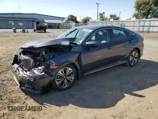 2016 Honda Civic EX-L with VIN 19XFC1F76GE009766, listed as a Copart auction lot 52124885 with 197,831 mi miles and Salvage title. Bid and sale history available at DreamBid. Image 1.