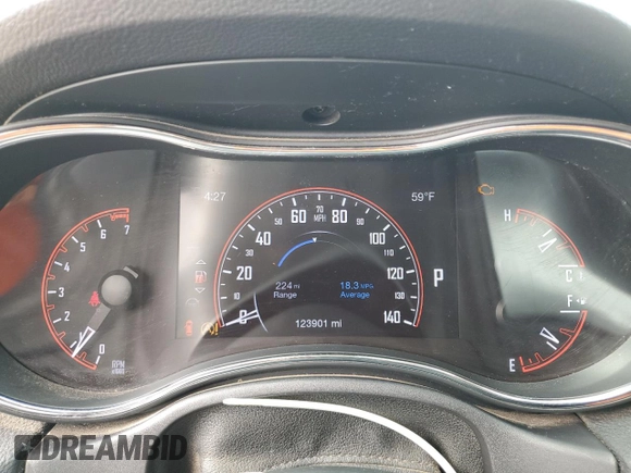 2017 Dodge Durango GT z VIN 1C4RDHDGXHC796445, wystawiony jako Copart lot #56023985 z przebiegiem 123 901 mil mil oraz Szkoda całkowita • Salvage title. Historia ofert i sprzedaży dostępna na DreamBid. Obrazek 9.