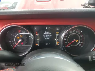 2018 Jeep Wrangler Unlimited Rubicon z VIN 1C4HJXFN3JW148119, wystawiony jako Copart lot #85839454 z przebiegiem Nie podano mil oraz Szkoda całkowita • Salvage title. Historia ofert i sprzedaży dostępna na DreamBid. Obrazek 9.