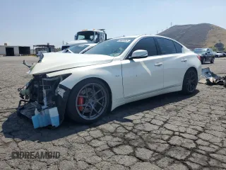 2016 Infiniti Q50 with VIN JN1EV7AR1GM344990, listed as a Copart auction lot 54622525 with 71,930 mi miles and Salvage Title. Bid and sale history available at DreamBid. Image 1.