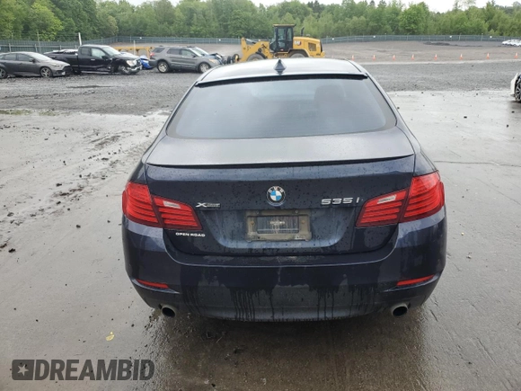 2016 BMW 5 Series 535i xDrive with VIN WBA5B3C5XGG252703, listed as a Copart auction lot 57754425 with 159,036 mi miles and Salvage title. Bid and sale history available at DreamBid. Image 6.