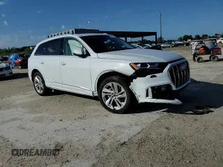 2024 Audi Q7 Premium z VIN WA1ACBF7XRD004147, wystawiony jako Copart lot #46189845 z przebiegiem 14 621 mil mil oraz Szkoda całkowita • Salvage title. Historia ofert i sprzedaży dostępna na DreamBid. Obrazek 11.