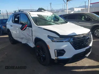 2023 Chevrolet Traverse Premier with VIN 1GNERKKW2PJ239022, listed as a IAAI auction lot 41389918 with 10,326 mi miles and . Bid and sale history available at DreamBid. Image 1.