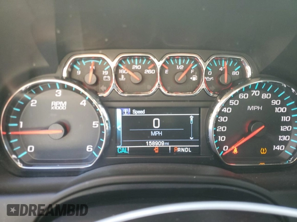 2017 Chevrolet Tahoe LT with VIN 1GNSKBKC2HR113257, listed as a Copart auction lot 86961484 with 158,909 mi miles and Salvage Title. Bid and sale history available at DreamBid. Image 9.
