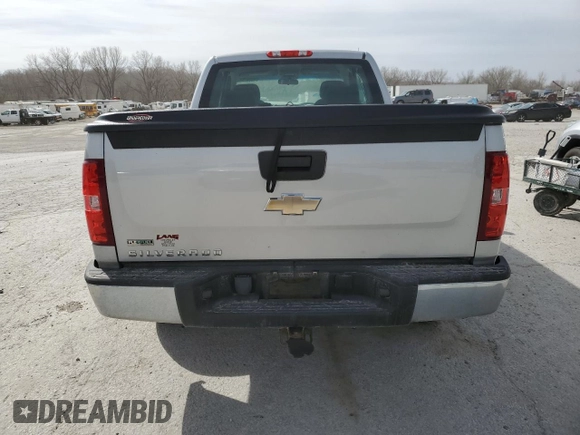 2011 Chevrolet Silverado 1500 Work Truck with VIN 1GCRCPEA0BZ298475, listed as a Copart auction lot 48867515 with 132,119 mi miles and Salvage Title. Bid and sale history available at DreamBid. Image 6.