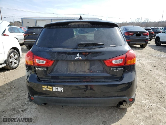 2017 Mitsubishi Outlander Sport ES 2.0 with VIN JA4AR3AU3HZ005501, listed as a Copart auction lot 47621145 with 73,940 mi miles and Non Repairable. Bid and sale history available at carsss.com. Image 6.