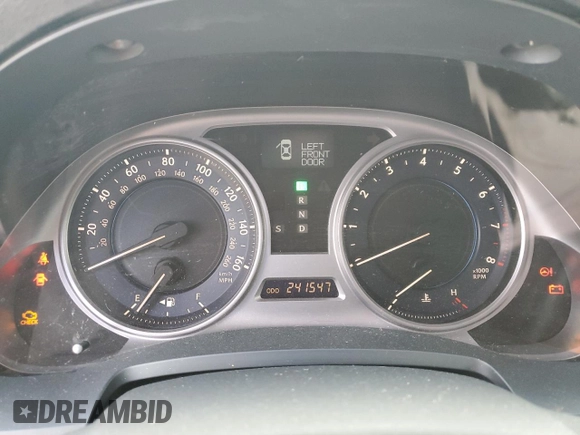 2010 Lexus IS 250 with VIN JTHCF5C29A5041946, listed as a Copart auction lot 61689455 with 241,547 mi miles and Clean title. Bid and sale history available at DreamBid. Image 9.