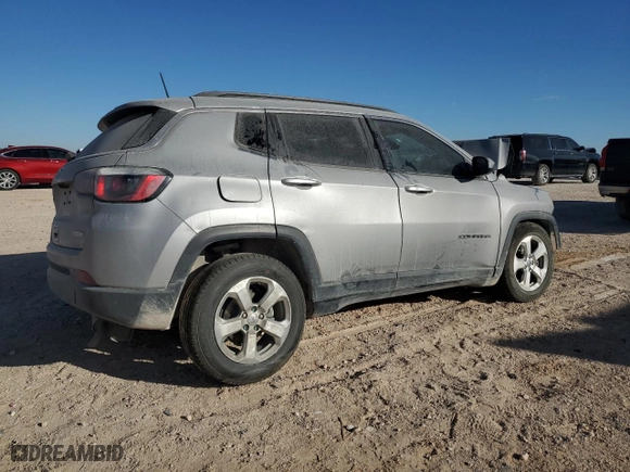 2019 Jeep Compass Latitude with VIN 3C4NJCBBXKT855829, listed as a Copart auction lot 89135115 with 0 mi miles and Salvage Title. Bid and sale history available at carsss.com. Image 3.