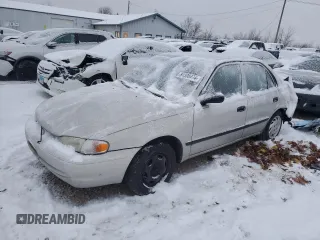 2000 Chevrolet Prizm LSi z VIN 1Y1SK528XYZ420547, wystawiony jako Copart lot #84300474 z przebiegiem 143 323 mil mil oraz Szkoda całkowita • Salvage title. Historia ofert i sprzedaży dostępna na DreamBid. Obrazek 1.