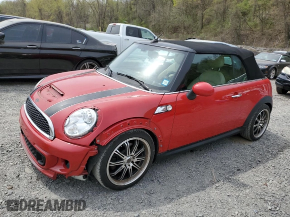 2013 MINI Convertible S с VIN WMWZP3C59DT706087, выставлен на аукционе Copart как лот 54504375 с пробегом 100 550 миль миль и Списание • Salvage title. История ставок и продаж доступна на DreamBid. Изображение 1.